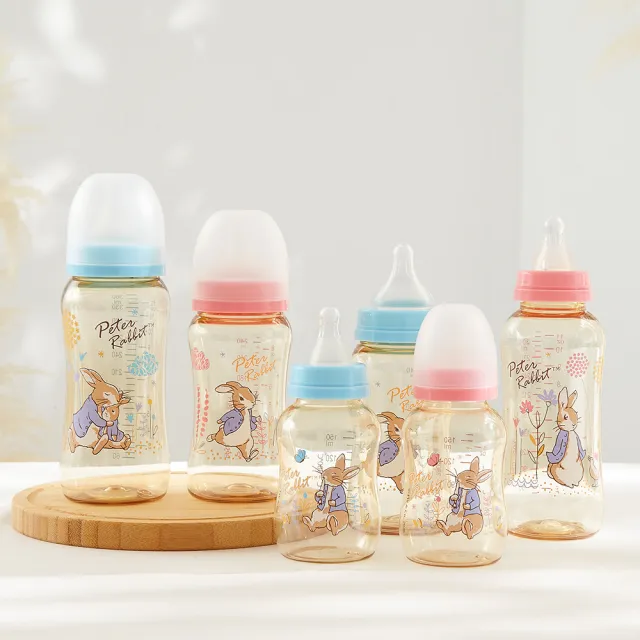 【奇哥】比得兔PPSU寬口奶瓶-240ml(2色選擇)