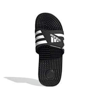 【adidas 愛迪達】Adissage 男鞋 女鞋 黑色 中性 運動 休閒 透氣 防滑 夏季 舒適 拖鞋 F35580