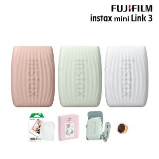 【FUJIFILM 富士】instax mini Link3 手機印相機 原廠公司貨(皮套10張底片相簿超值組合)