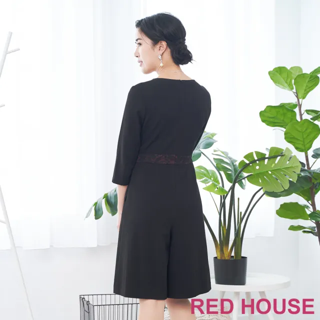 【RED HOUSE 蕾赫斯】蕾絲連身褲(共2色)