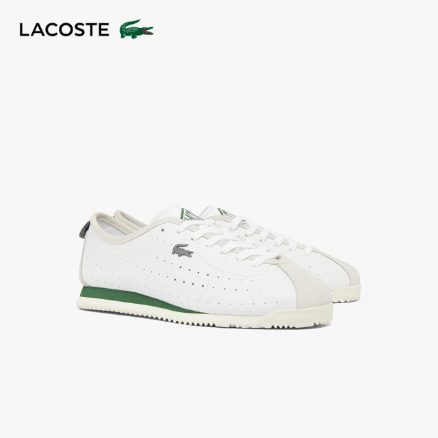 LACOSTE CLUB-LOW 男鞋 皮革 阿甘鞋 休閒鞋 運動鞋 白綠(49SMA0042_1R5)