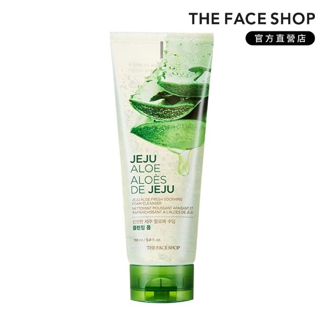 【THE FACE SHOP 菲詩小舖】官方直營 濟州蘆薈舒緩洗面乳(150ml)