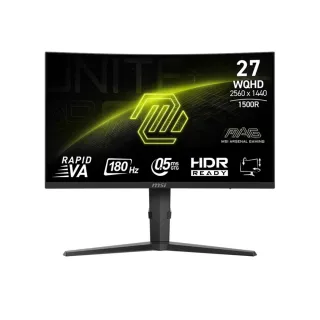 【MSI 微星】MAG 275CQPF 27型 180Hz 電競曲面螢幕(0.5ms/WQHD/HDR/1500R)