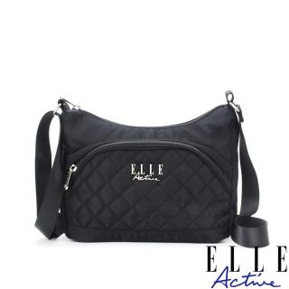 【ELLE ACTIVE】生活印記系列-側揹包/斜揹包-大(黑色)
