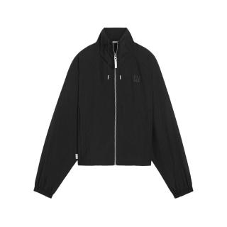 【PUMA】外套 Infuse 女款 黑 短版 拉鍊口袋 立領 風衣 夾克(624307-01)