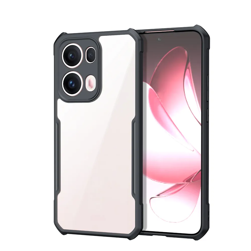 【XUNDD 訊迪】OPPO Reno13 Pro 軍事防摔 鏡頭全包覆 清透保護手機殼-夜幕黑