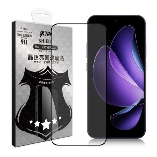【VXTRA】OPPO Reno13 全膠貼合 滿版疏水疏油9H鋼化頂級玻璃膜-黑