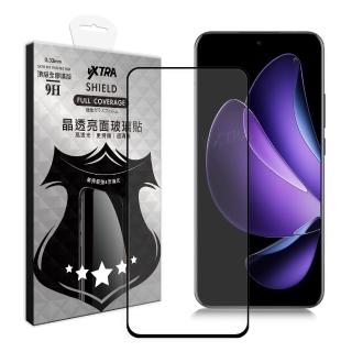 【VXTRA】OPPO Reno13 F 全膠貼合 滿版疏水疏油9H鋼化頂級玻璃膜-黑