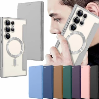 【ACE_CASE】Samsung Galaxy S25 Ultra 金盾磁吸翻蓋式皮套手機殼保護殼