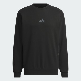 【adidas 愛迪達】運動 休閒 長袖 大學T 衛衣 男上衣 TH MH LOGO SWT(JZ8420)