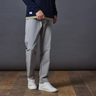 【NAUTICA】官方旗艦 男裝 彈性腰頭設計休閒長褲(灰色)