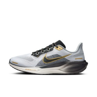 【NIKE 耐吉】AIR ZOOM PEGASUS 41 PRM 運動鞋 慢跑鞋 男鞋 灰 金 小飛馬 回彈 緩震(HQ2938-100)