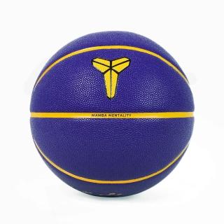 【NIKE 耐吉】All Court 8p K Bryant 籃球 7號球 kobe 室內外 紫黃(IB0370-512)