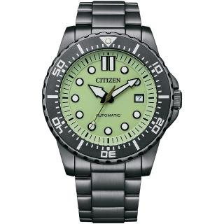 【CITIZEN 星辰】Mechanica系列 夜光行者 街頭滑板機械錶/43mm(NJ0177-84X)