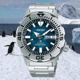 【SEIKO 精工】Prospex系列 愛海洋南極企鵝遨遊 200米潛水機械錶/42.4mm(SRPH75K1/4R36-11C0G)