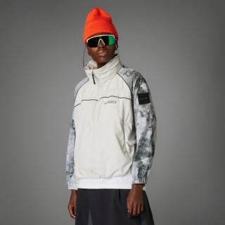 【adidas 愛迪達】外套 男 運動風衣外套 國家地理頻道 亞規 NG W W.R AOP JK 白 JD5836