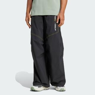 【adidas 愛迪達】長褲 男 運動褲 寬鬆 亞規 NG A.R WVN PNT 黑 KA3278