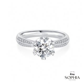 【SOPHIA 蘇菲亞珠寶】1.00克拉F/VVS1 相印 鑽石戒指