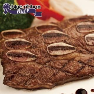 【勝崎生鮮】美國CAB藍帶凝脂帶骨牛小排60片組(100公克±10% / 1片)