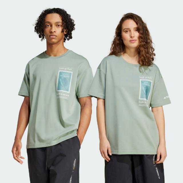 【adidas 愛迪達】NATIONAL GEOGRAPHIC 短袖上衣 T恤 男/女 JD5963