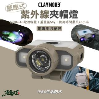 【CLAYMORE】120D UV 感應式紫外線夾帽燈(紫外線燈 露營燈 照明燈 露營 逐露天下)