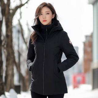 【St.Bonalt 聖伯納】機能防風防水兩件式羽絨衝鋒衣｜女款 8160(羽絨 外套 保暖 滑雪 防風)