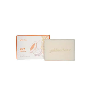 【golden hour】泰國冷壓椰子油手工皂-熱帶果香100gx4入(超值囤貨組/全家適用)