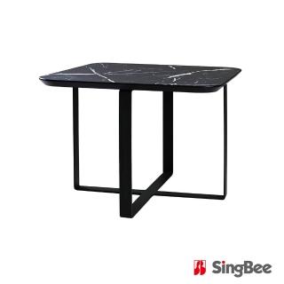 【SingBee 欣美】石紋方型單層茶几CT60S(子母茶几 咖啡桌 客廳桌 桌子 茶几組合 置物桌)