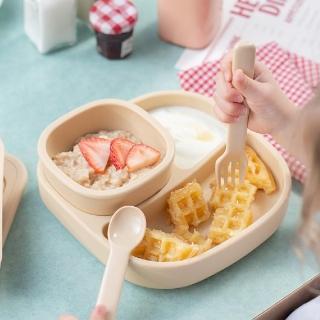 【hegen】成長餐桌兒童學習餐具｜多功能叉匙組(幼兒/抓周/滿月/禮品/月子中心/寶寶/學齡前/固齒器/副食品)