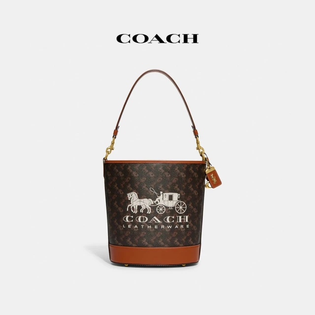 COACH 蔻馳官方直營 DAKOTA馬車圖案印花水桶包-B