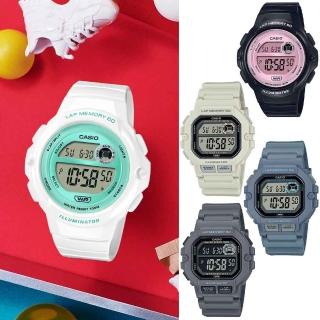 【CASIO 卡西歐】60圈記憶運動電子錶-5款可選(LWS-1200H-1A2/LWS-1200H-7A3/WS-1400H-2A)