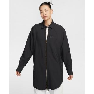 【NIKE 耐吉】Naomi Osaka 長版秋冬洋裝 女款 AS U NSW NOC DRESS 黑色(FV7805010)