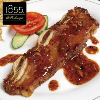 【勝崎生鮮】美國1855黑安格斯熟成帶骨牛小排30片組(150公克±10% / 1片)