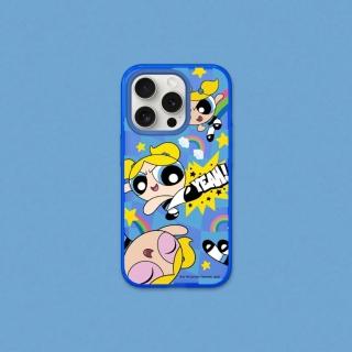 【RHINOSHIELD 犀牛盾】iPhone 16系列 JellyTint 透明防摔手機殼/泡泡-可愛格紋款(飛天小女警)