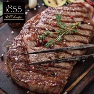 【勝崎生鮮】美國安格斯總統級霜降牛排-比臉大4片組(600g±10% / 1片)