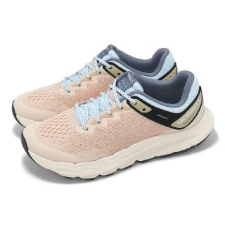 【MERRELL】越野健行鞋 Antora 4 女鞋 粉 藍 緩衝 抓地 支撐 戶外鞋(ML068458)