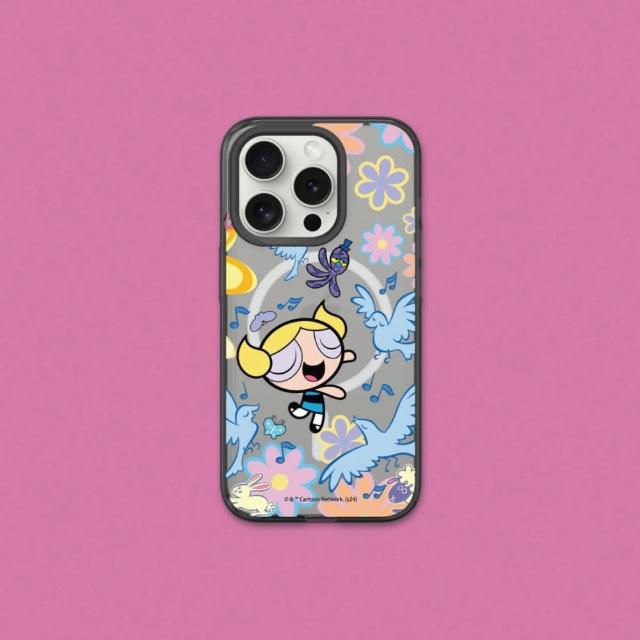 【RHINOSHIELD 犀牛盾】iPhone 15系列 JellyTint  MagSafe兼容 磁吸手機殼/泡泡(飛天小女警)