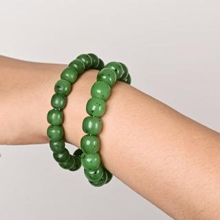 【LEEHER】和田玉手鍊/碧玉手鍊/手鍊/手串/手環/玉石/玉手鍊/天然玉手串/保平安/招財手鍊/女生