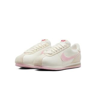 【NIKE 耐吉】W CORTEZ 女鞋 休閒鞋 復古 阿甘鞋 情人節限定 愛心 粉白色(HV6012-161)