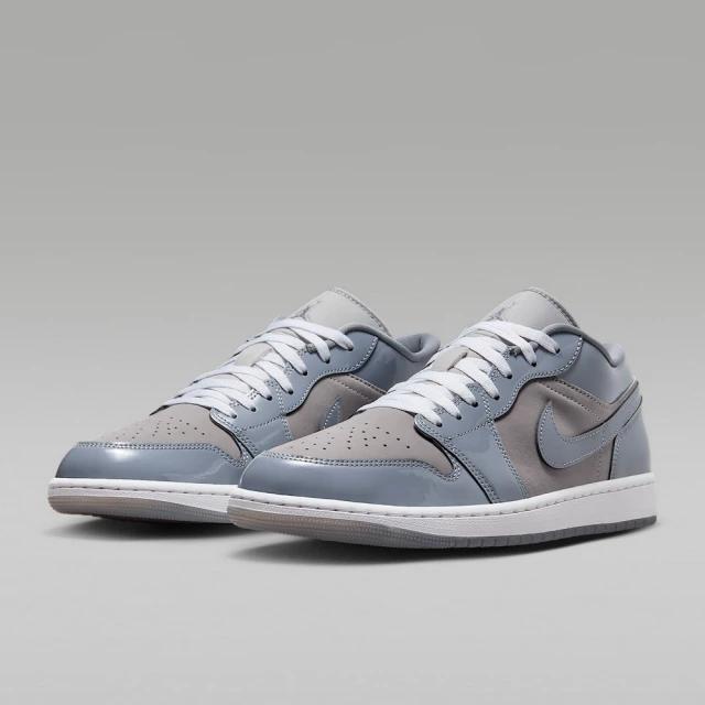 NIKE 耐吉 運動鞋 休閒鞋 男鞋 AIR JORDAN 1 LOW SE 灰 藍 AJ1 喬丹(HF3148011)