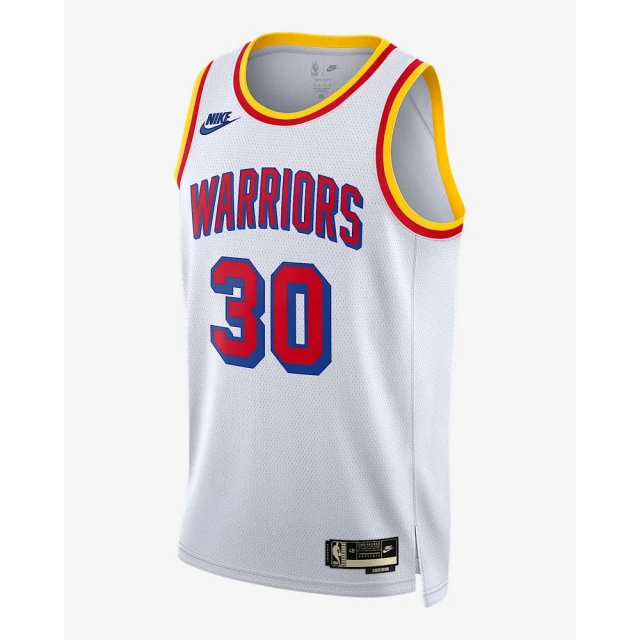 NIKE 耐吉 NBA 勇士隊 籃球背心 男款 GSW MNK DF SWGMN JSY HWC 24 白色(FQ4689103)