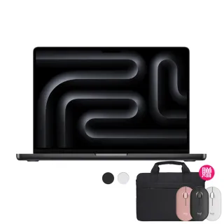 【Apple】無線滑鼠+電腦包★2024 MacBook Pro 14吋 M4 Max晶片 14核心CPU與32核心GPU 36G/1TB SSD