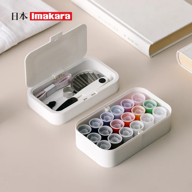 Imakara 極簡風樂高造型可疊式收納盒-M-3入(玩具整