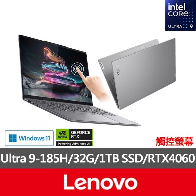 【Lenovo】14.5吋Ultra 9 GeForce RTX 4060觸控AI筆電(Yoga Pro 7/83E2009CTW/Ultra 9-185H/32G/1TB/W11)