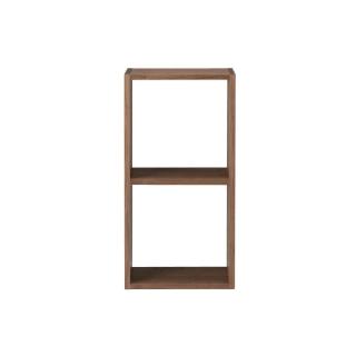 【MUJI 無印良品】自由組合層架/胡桃木/2層/基本組(大型傢俱配送)