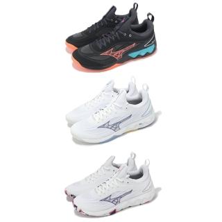 【MIZUNO 美津濃】排球鞋 Wave Luminous 3 男女鞋 緩衝 針織 室內運動 羽排鞋 美津濃 單一價(V1GC2420-20)