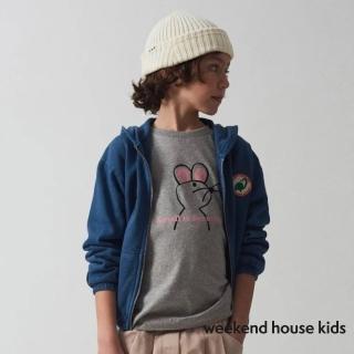 【weekend house kids】Mouse有機棉長袖上衣(灰色)