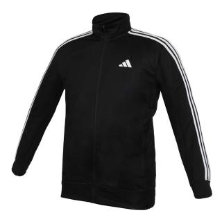 【adidas 愛迪達】男立領運動外套-吸濕排汗 涼感 上衣 運動 休閒 慢跑(JC7724)
