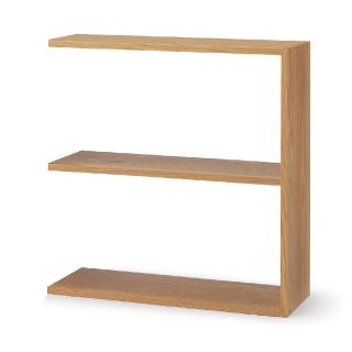 【MUJI 無印良品】自由組合層架/橡木/2層/寬版追加用(大型傢俱配送)
