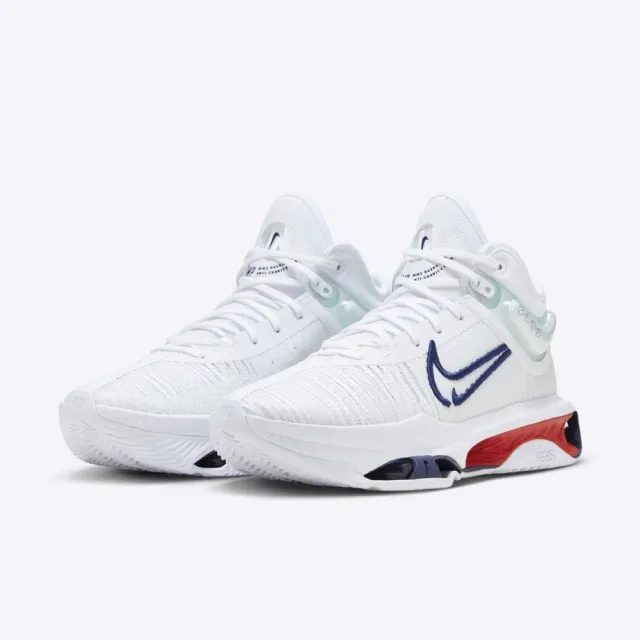 【NIKE 耐吉】Air Zoom G.T. Jump 2 EP 男 籃球鞋 實戰 氣墊 白 深藍(DJ9432-100)